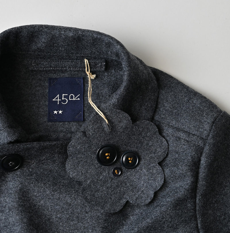 45R Jersey Flannel Annie Jacket (Gray Top-dyed)