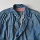 45R 45 Petit Denim Boyfriend Shirt Distressed