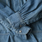 45R 45 Petit Denim Boyfriend Shirt Distressed