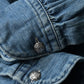 45R 45 Petit Denim Boyfriend Shirt Distressed