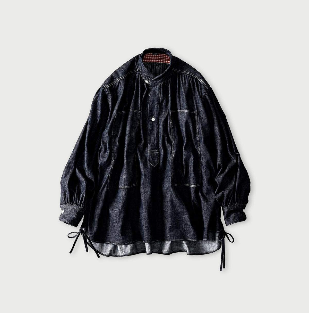 45R 45 Petit Denim Boyfriend Shirt