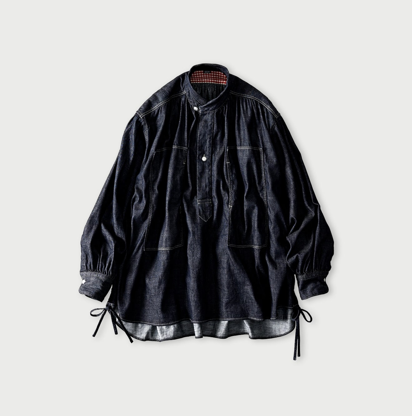 45R 45 Petit Denim Boyfriend Shirt