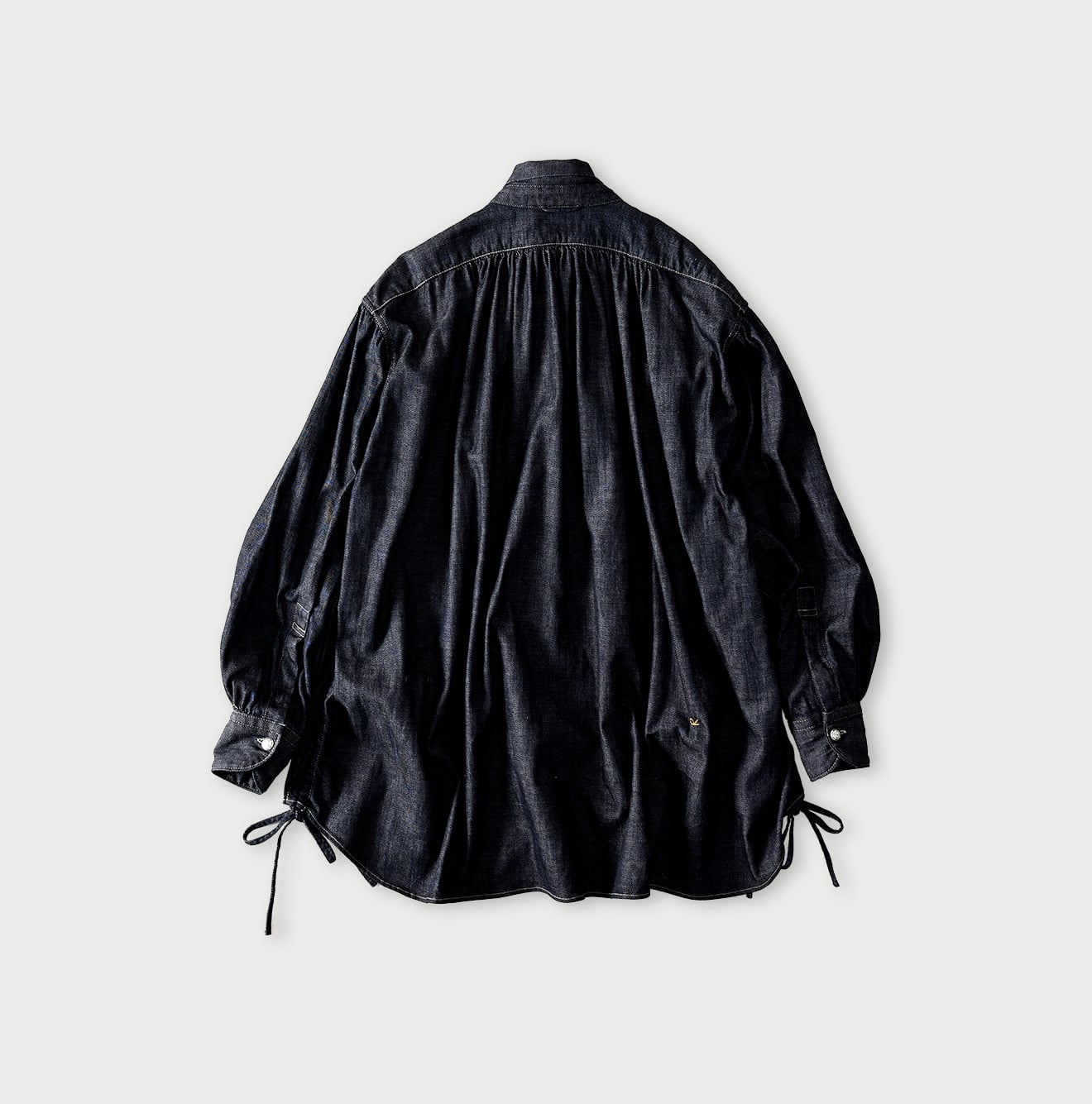 45R 45 Petit Denim Boyfriend Shirt