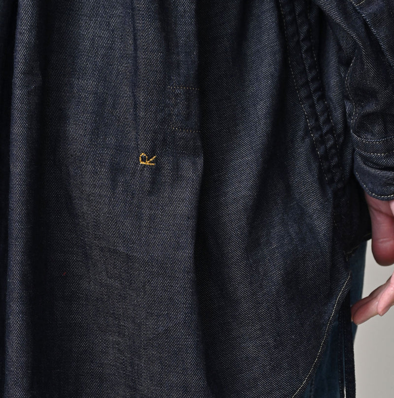 45R 45 Petit Denim Boyfriend Shirt