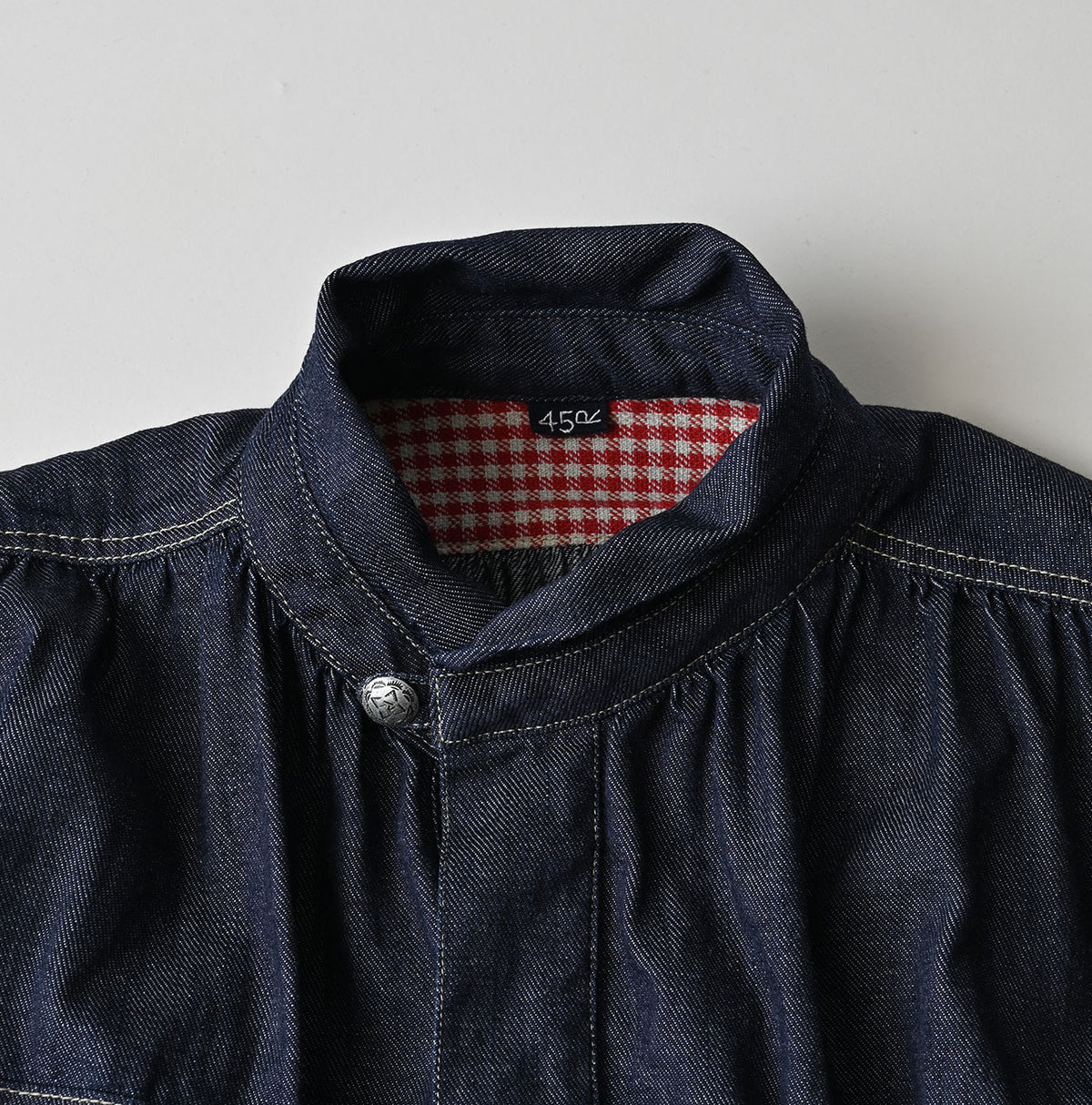 45R 45 Petit Denim Boyfriend Shirt