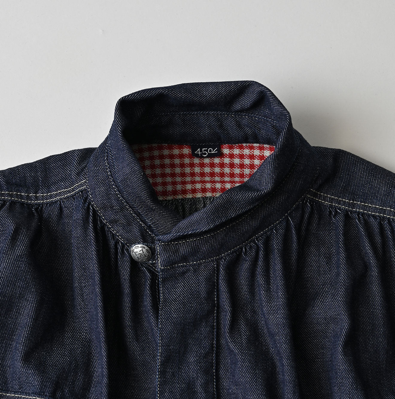 45R 45 Petit Denim Boyfriend Shirt