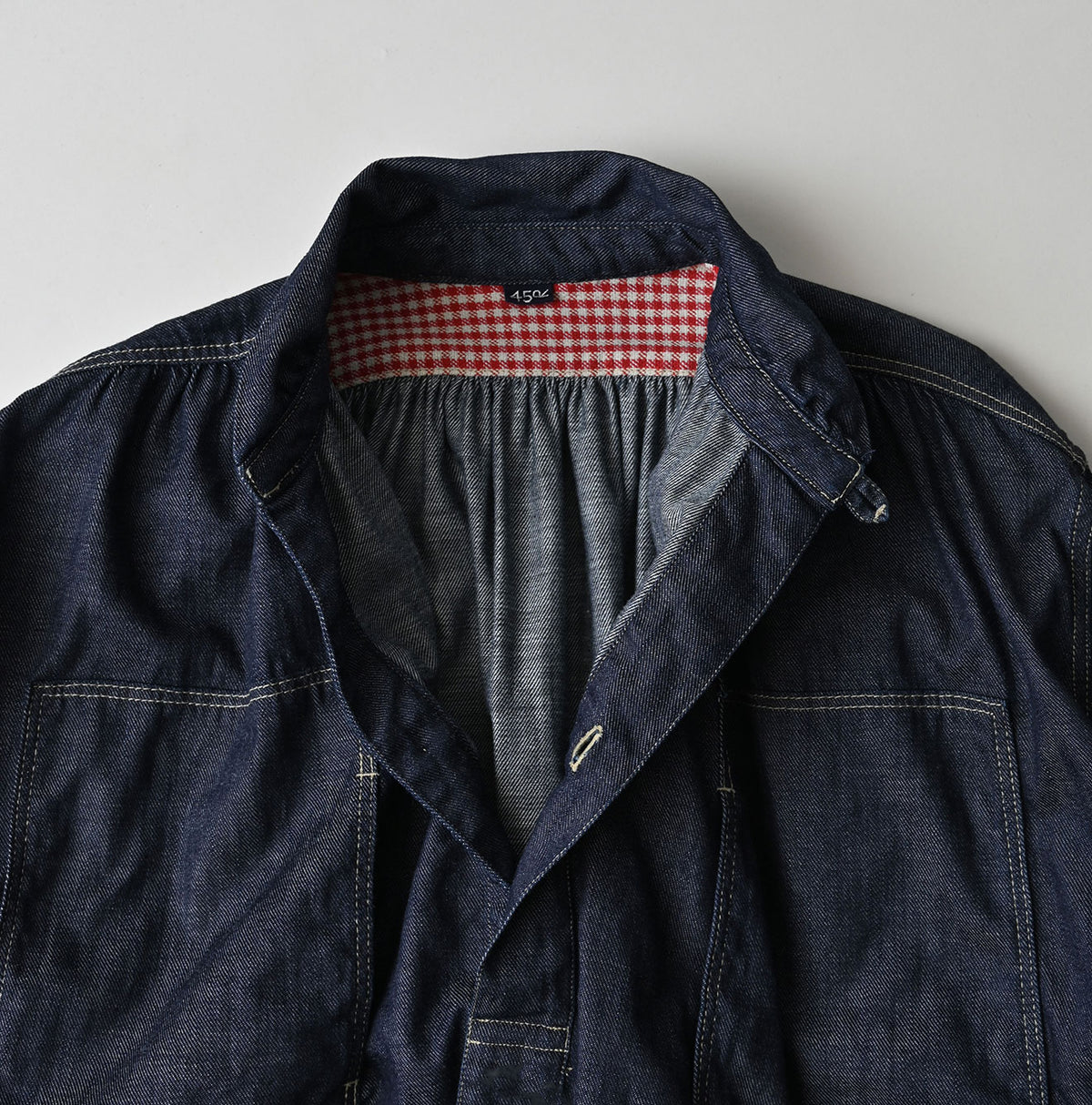 45R 45 Petit Denim Boyfriend Shirt