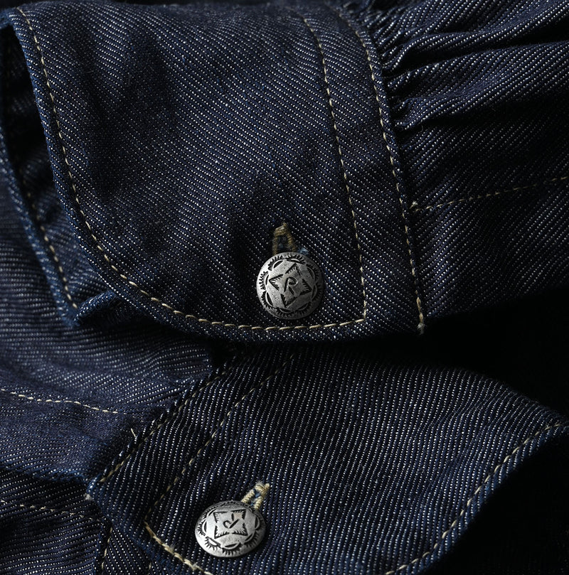 45R 45 Petit Denim Boyfriend Shirt