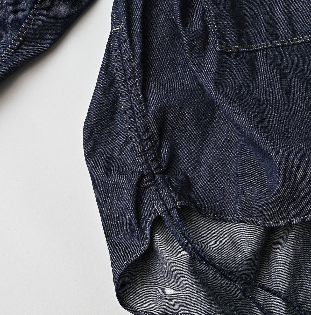 45R 45 Petit Denim Boyfriend Shirt