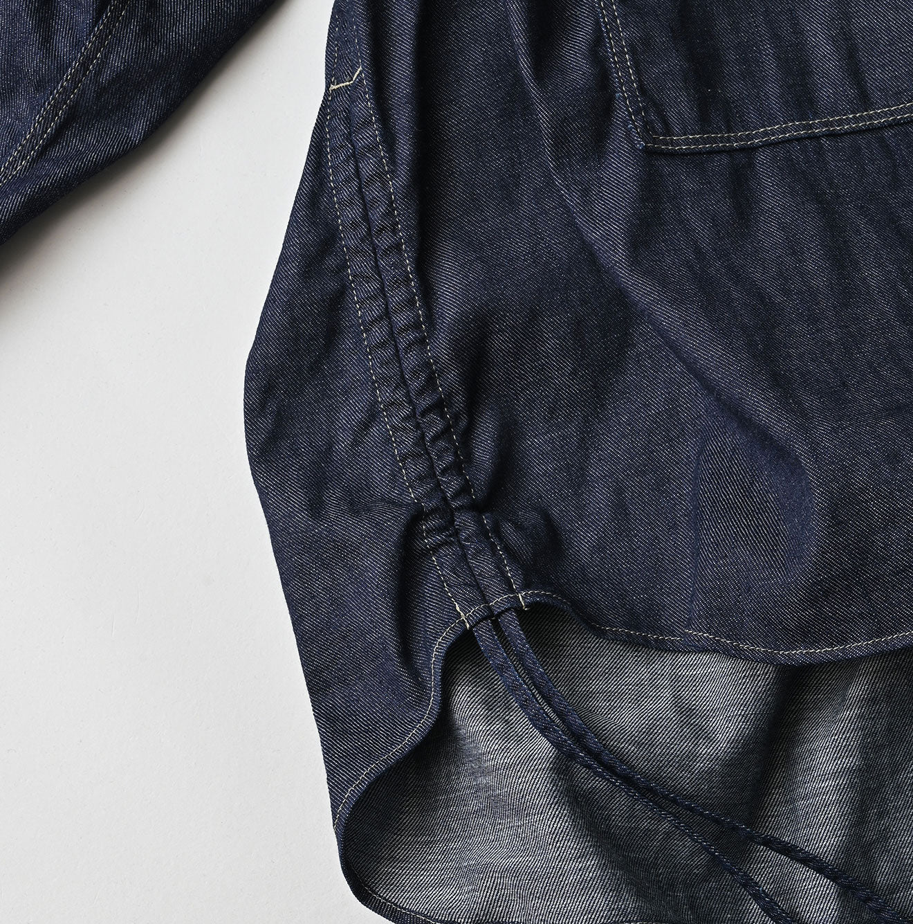 45R 45 Petit Denim Boyfriend Shirt