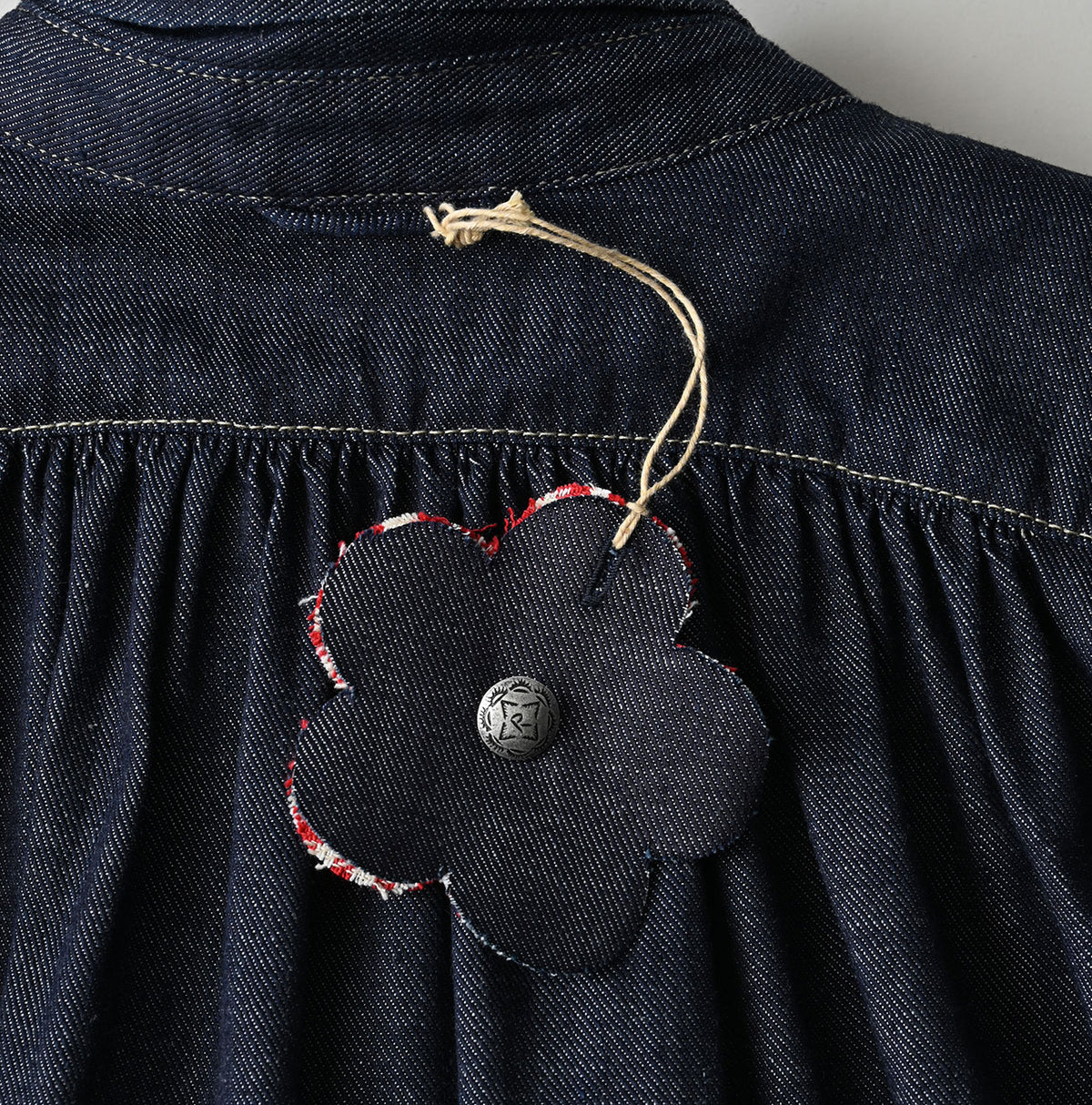 45R 45 Petit Denim Boyfriend Shirt