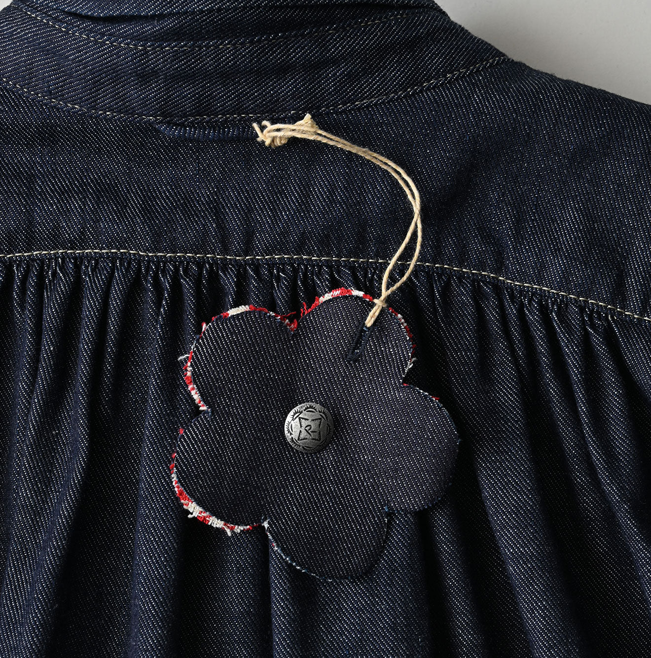 45R 45 Petit Denim Boyfriend Shirt