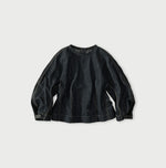 45R Mugihiko Denim Puff Sleeve Blouse
