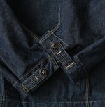 45R Mugihiko Denim Puff Sleeve Blouse