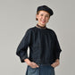 45R Mugihiko Denim Puff Sleeve Blouse