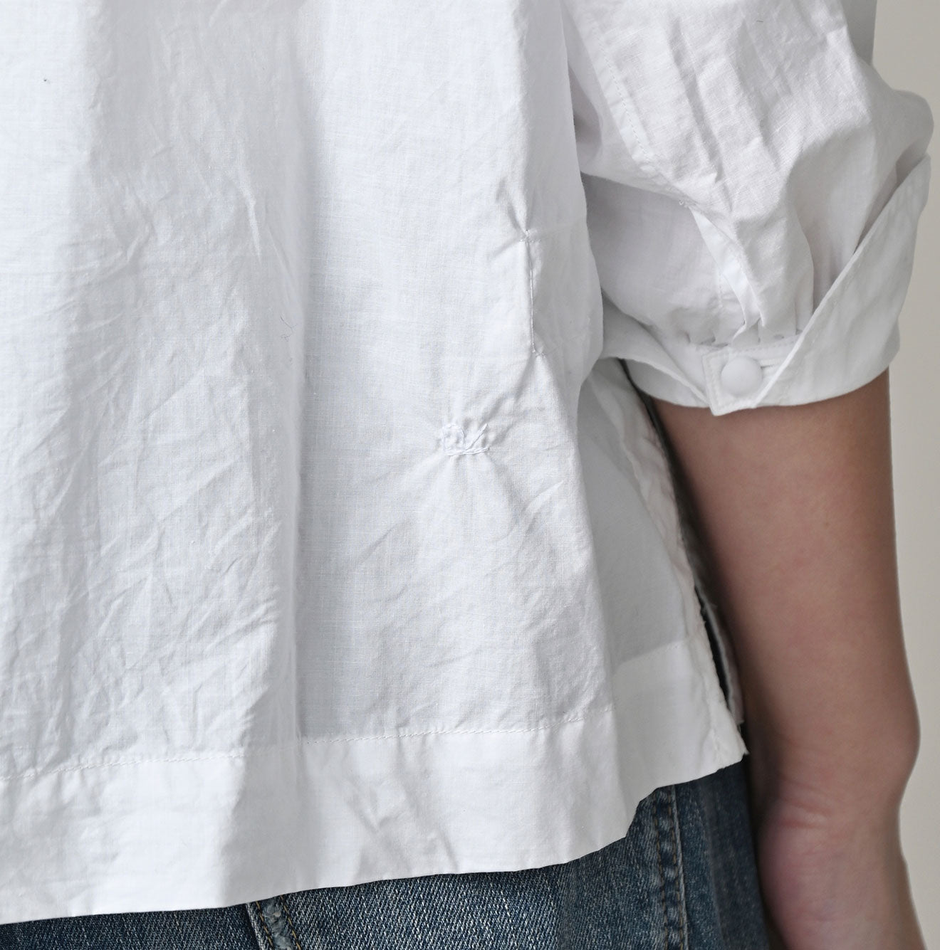 45R Supima Batiste Cutwork Blouse