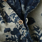 45R Indigo Bassen Rose Smocking Blouse