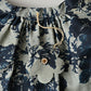 45R Indigo Bassen Rose Smocking Blouse