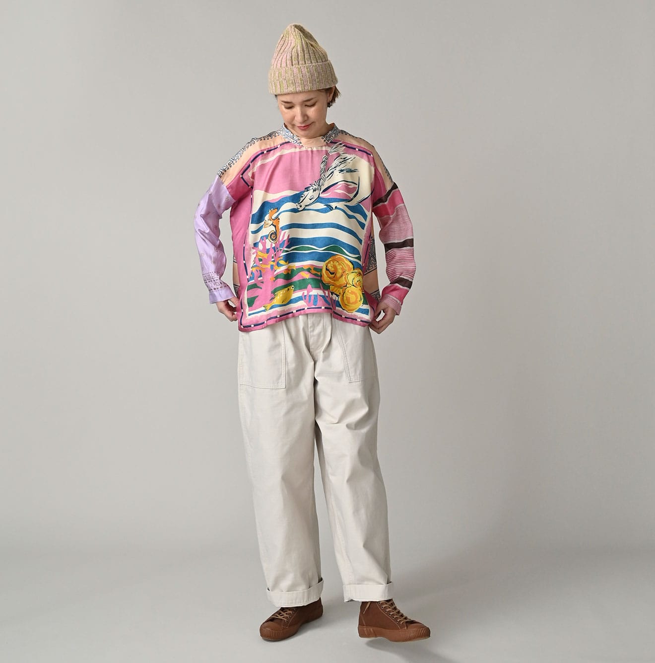 45R Picture Book Bandana Blouse