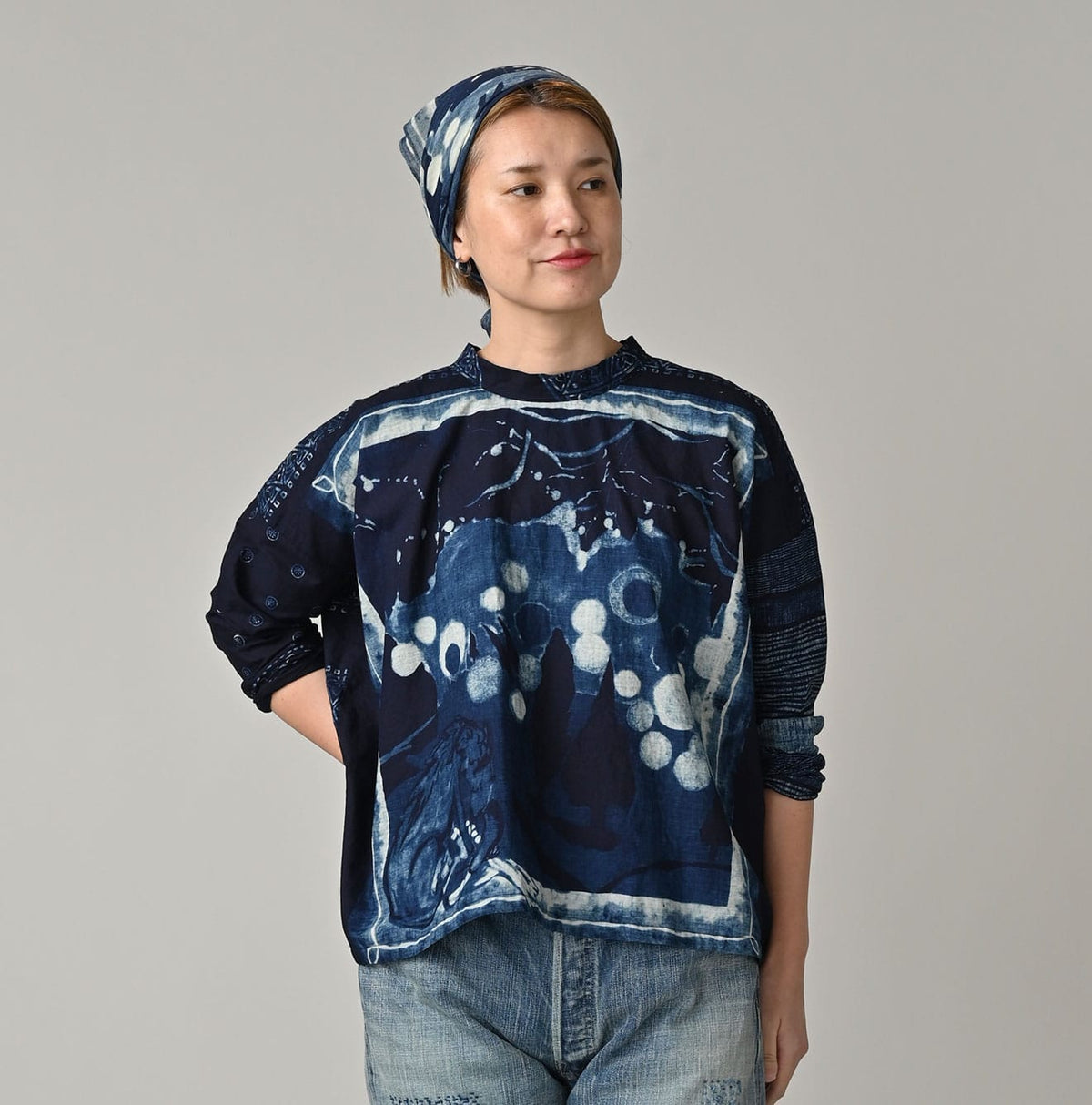 45R Picture Book Bandana Blouse