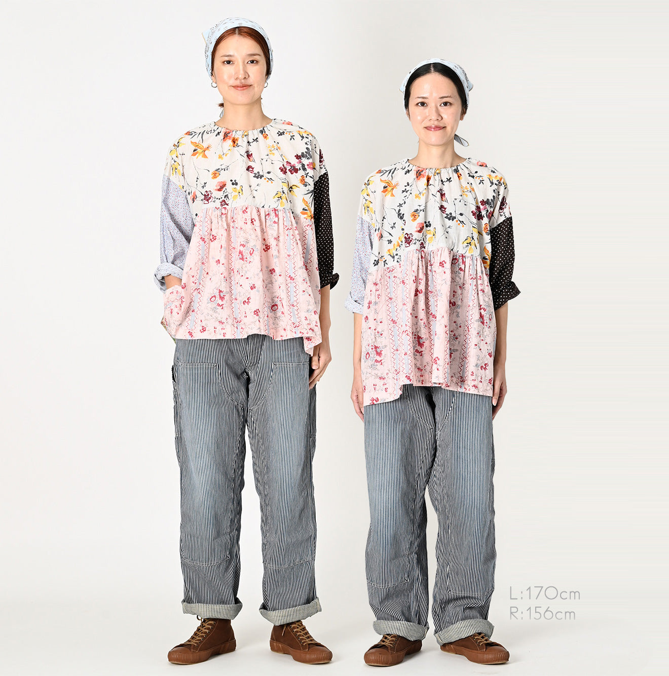 Khadi Flower Mix Blouse