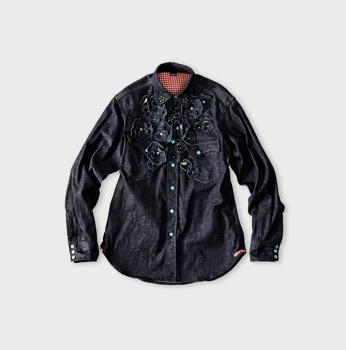 45 Petit Denim Fleur Eastern Shirt Nou