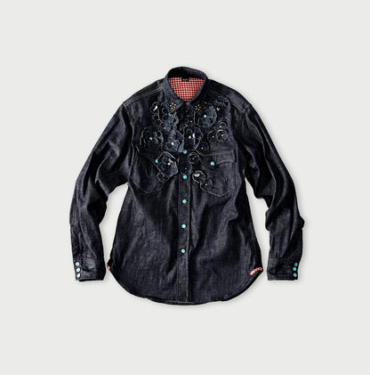 45 Petit Denim Fleur Eastern Shirt Nou