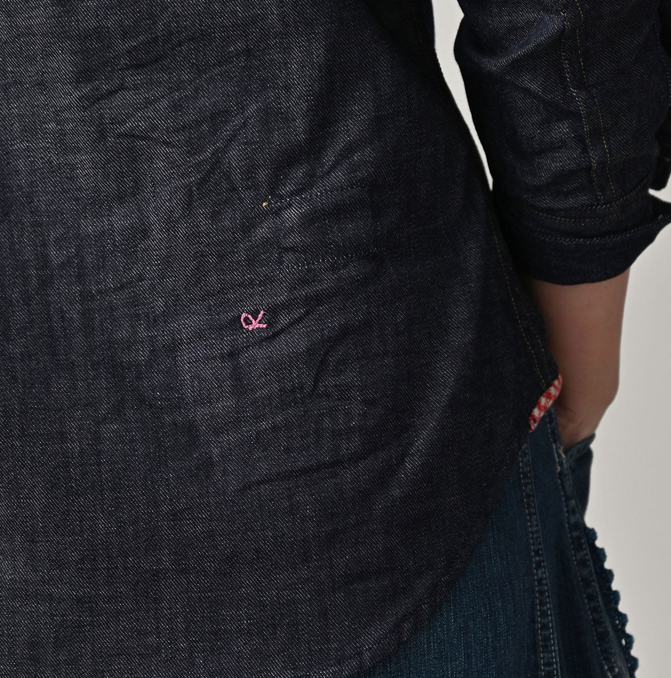 45 Petit Denim Fleur Eastern Shirt Nou