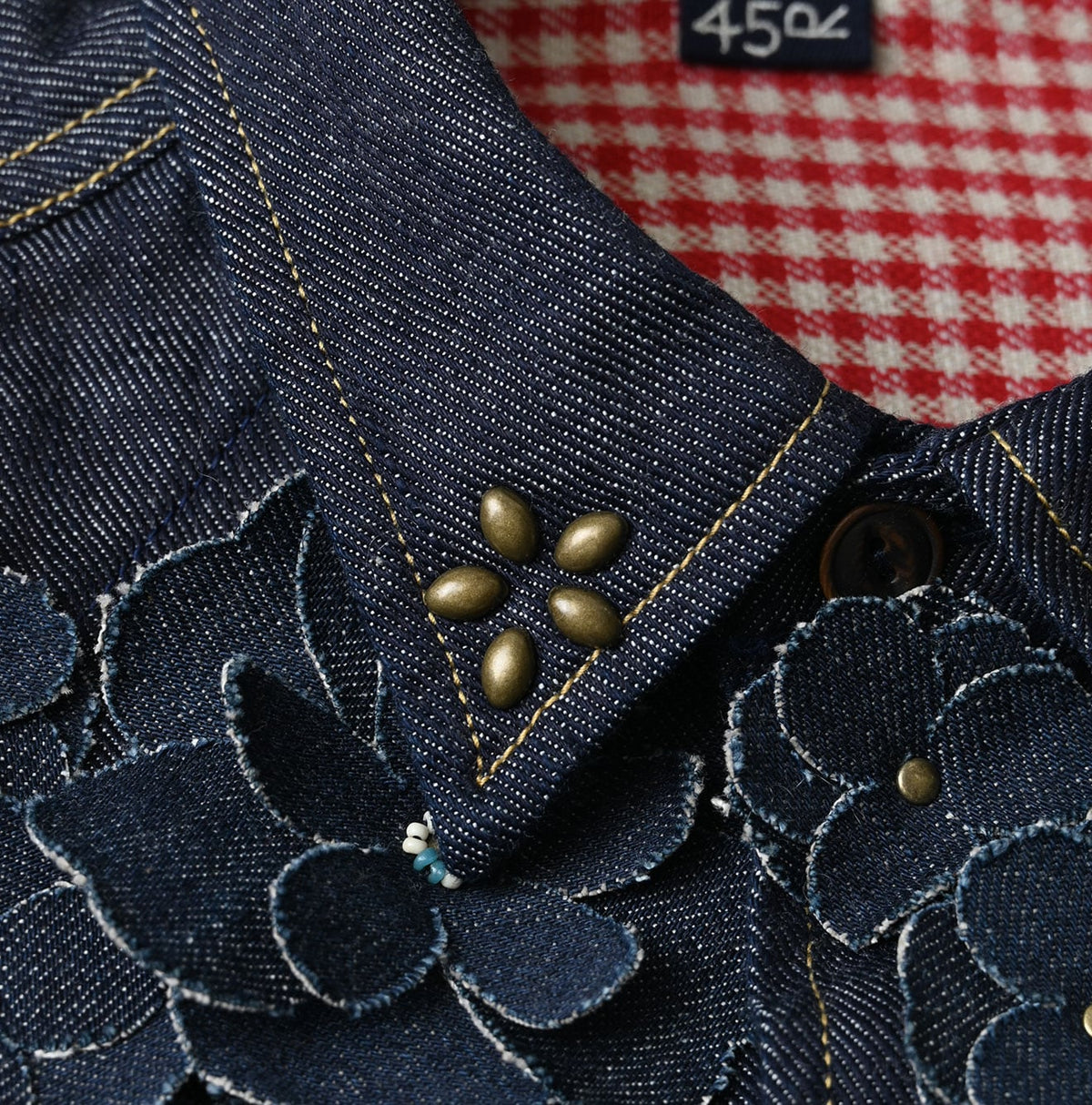 45 Petit Denim Fleur Eastern Shirt Nou