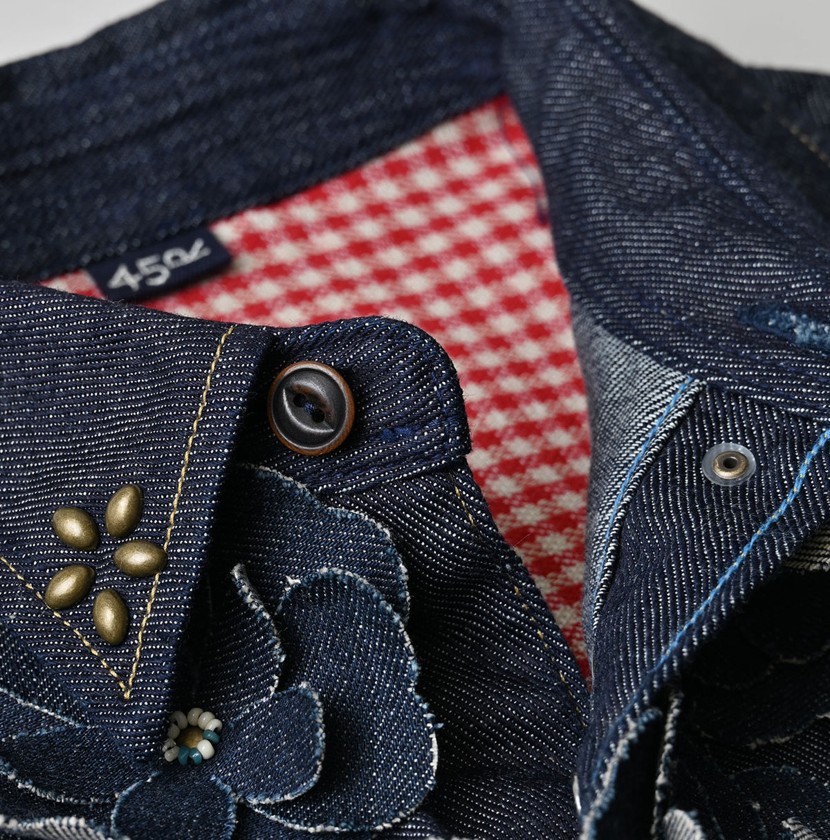 45 Petit Denim Fleur Eastern Shirt Nou