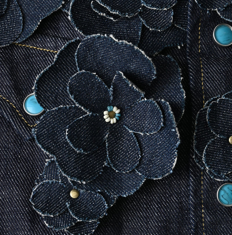 45 Petit Denim Fleur Eastern Shirt Nou