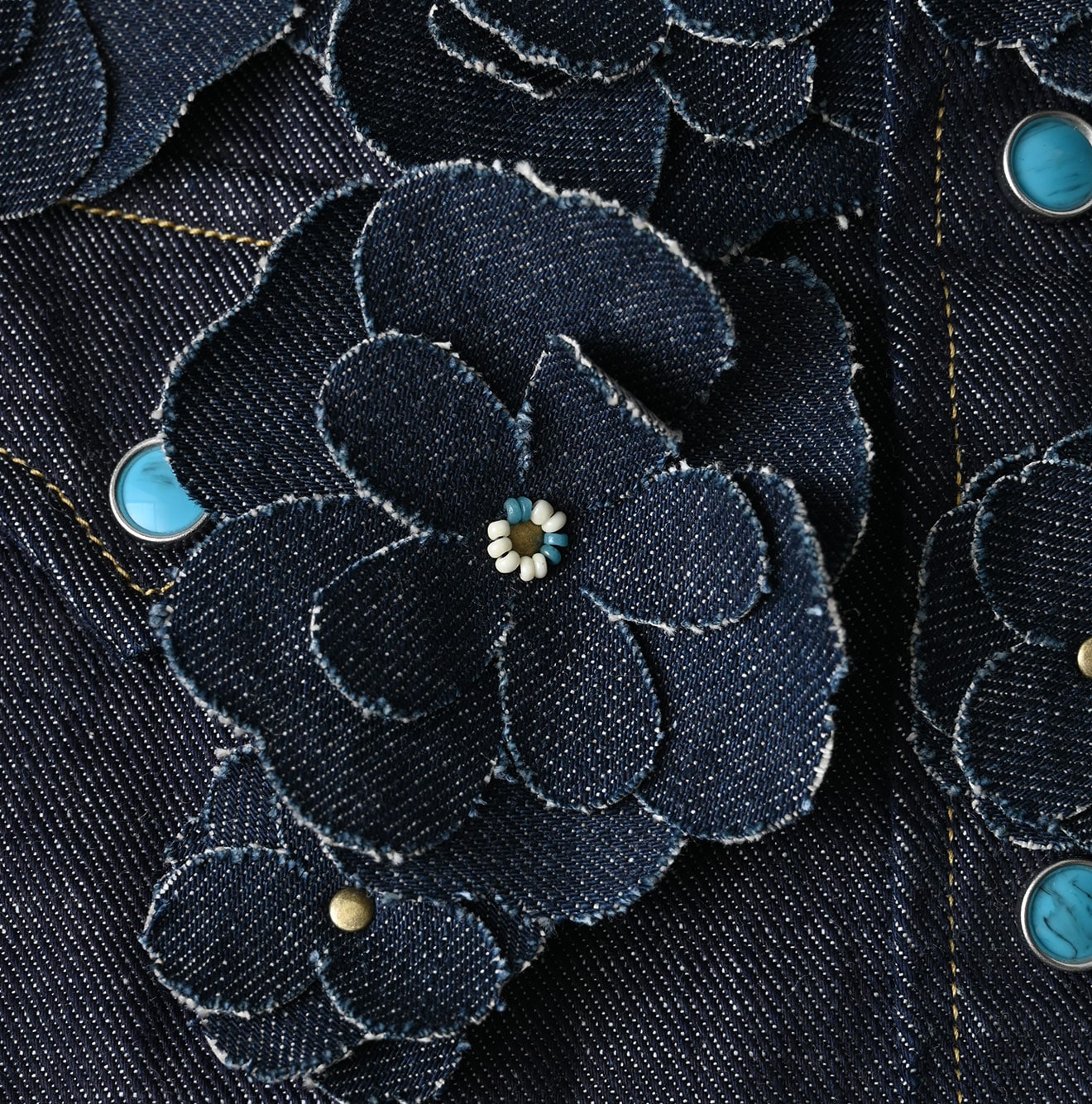 45 Petit Denim Fleur Eastern Shirt Nou