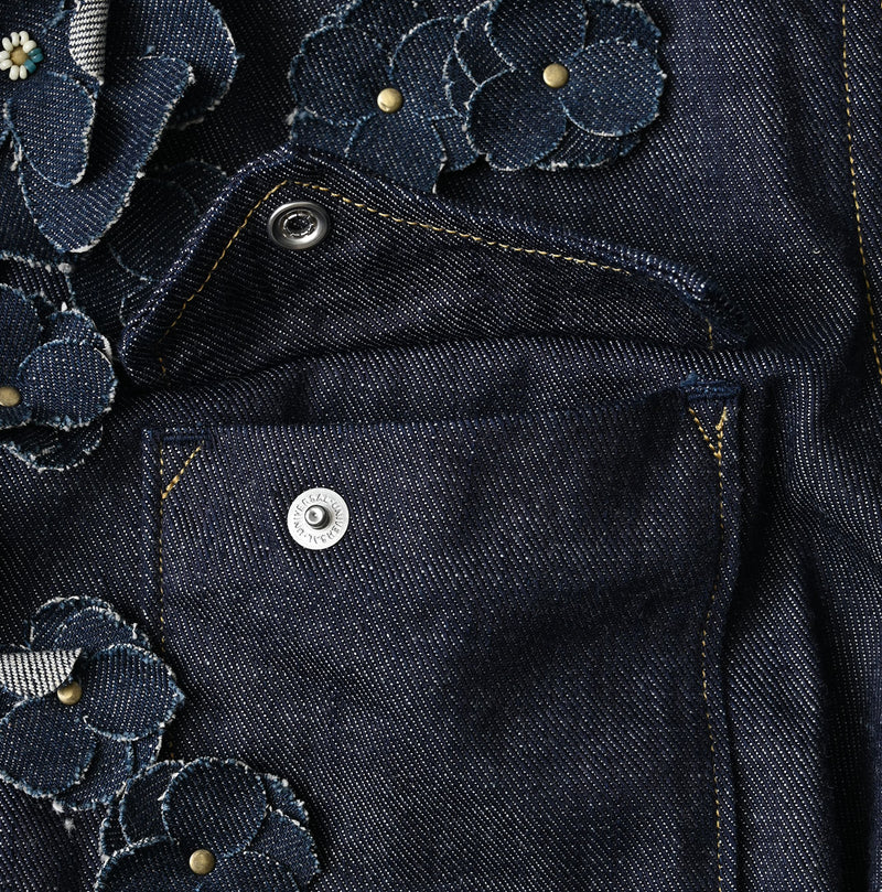 45 Petit Denim Fleur Eastern Shirt Nou