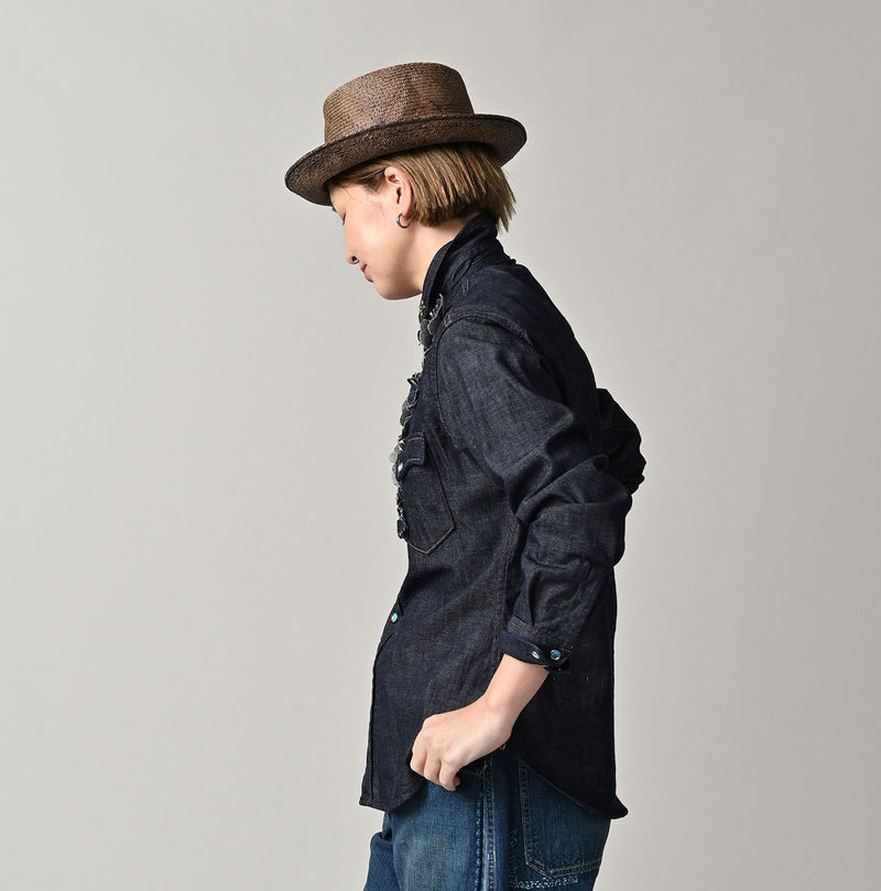 45 Petit Denim Fleur Eastern Shirt Nou