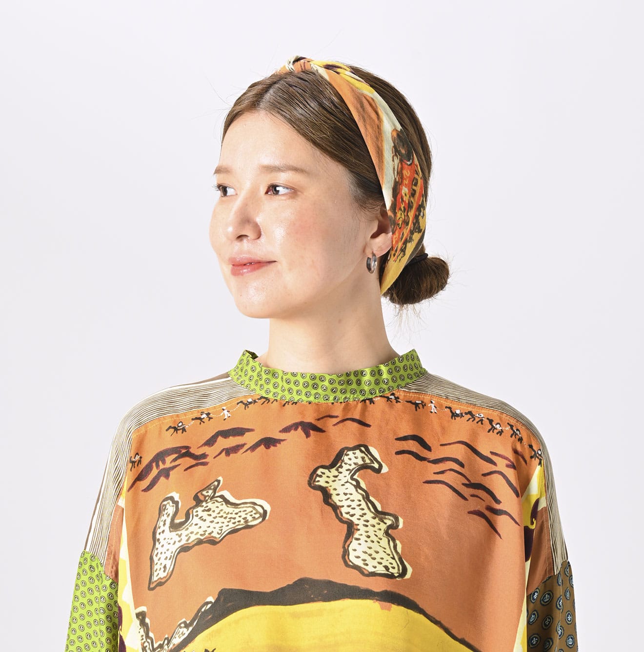 45R Picture Book Bandana Blouse