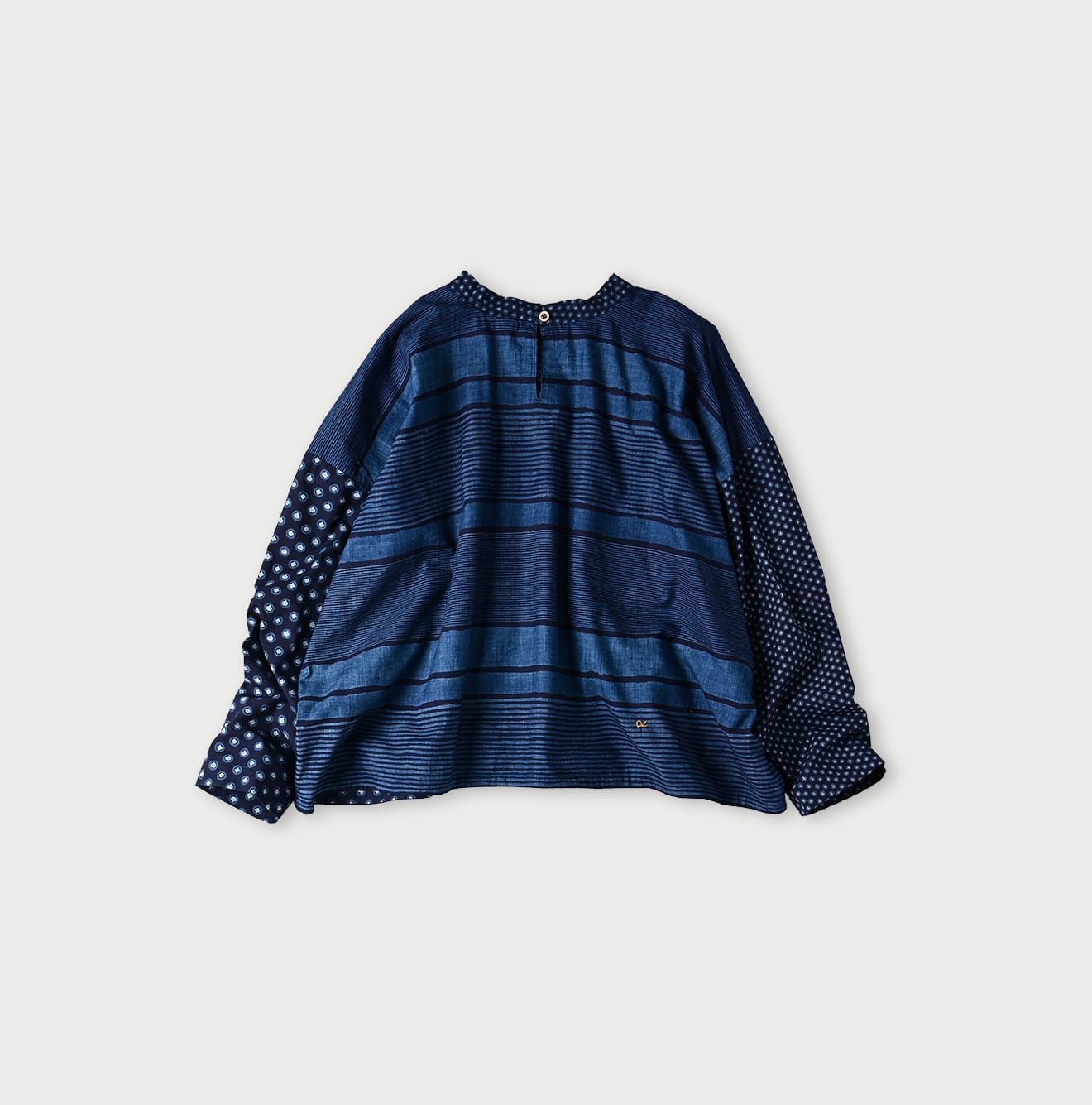 Indigo Picture Book Bandana Blouse - 45R by 45rpm studio