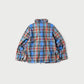 45R Flannel Tartan Frilled Cachecoeur