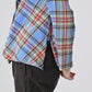 45R Flannel Tartan Frilled Cachecoeur