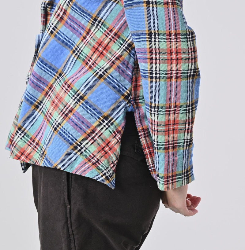 Flannel Tartan Frilled Cachecoeur (Size 2) - 45R by 45rpm studio