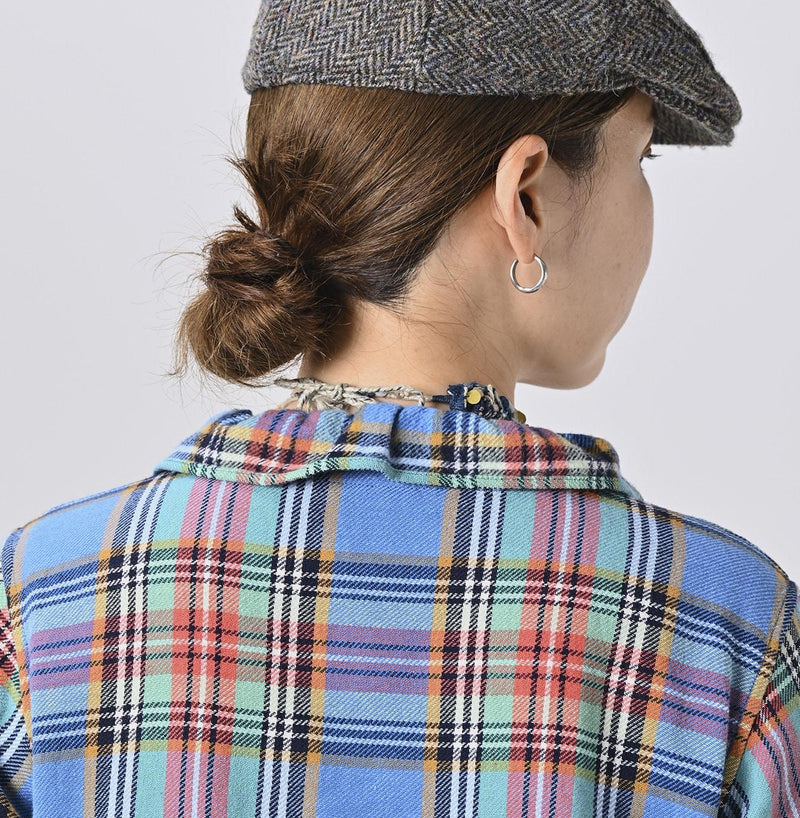 Flannel Tartan Frilled Cachecoeur (Size 2) - 45R by 45rpm studio
