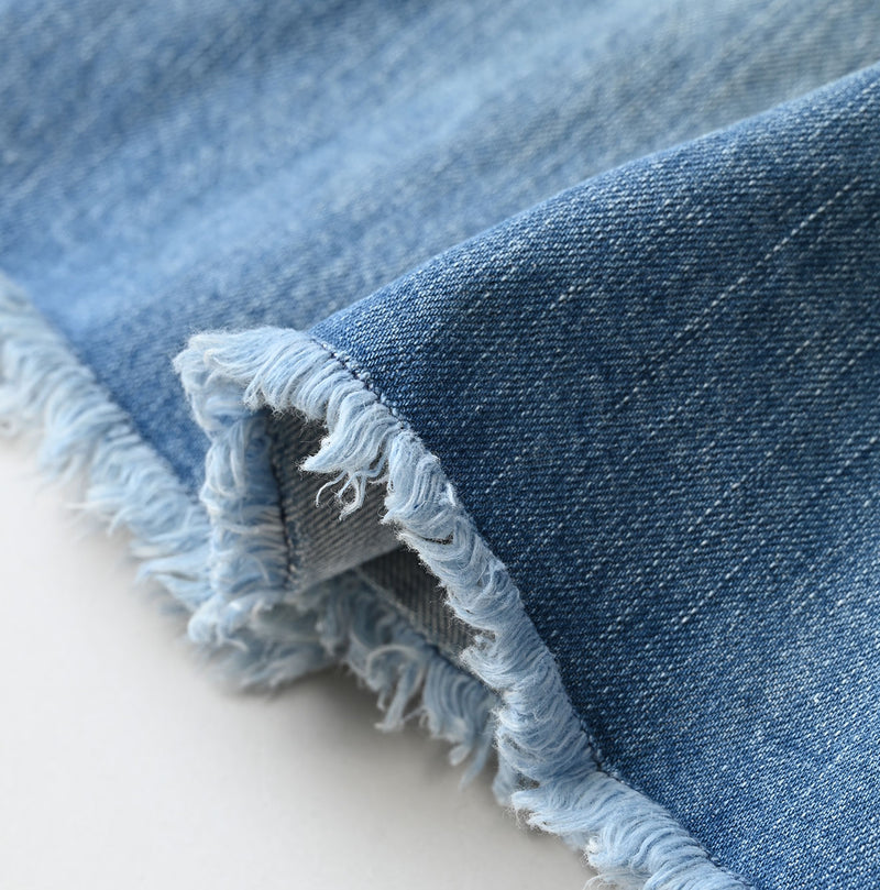 Rye Mugi Denim Fleur Crossover Skirt Sei