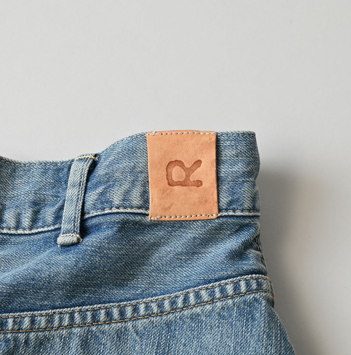 Rye Mugi Denim Fleur Crossover Skirt Sei