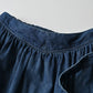 45R 45 Petit Denim Apron Skirt Distressed