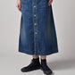 45R Mugihiko Denim Trucker Dress Distressed