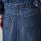 45R Mugihiko Denim Trucker Dress Distressed