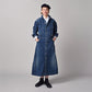 45R Mugihiko Denim Trucker Dress Distressed