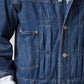 45R Mugihiko Denim Trucker Dress Distressed