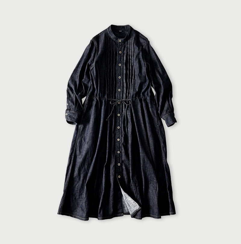 45R 45 Petit Denim Tuck Dress Nou