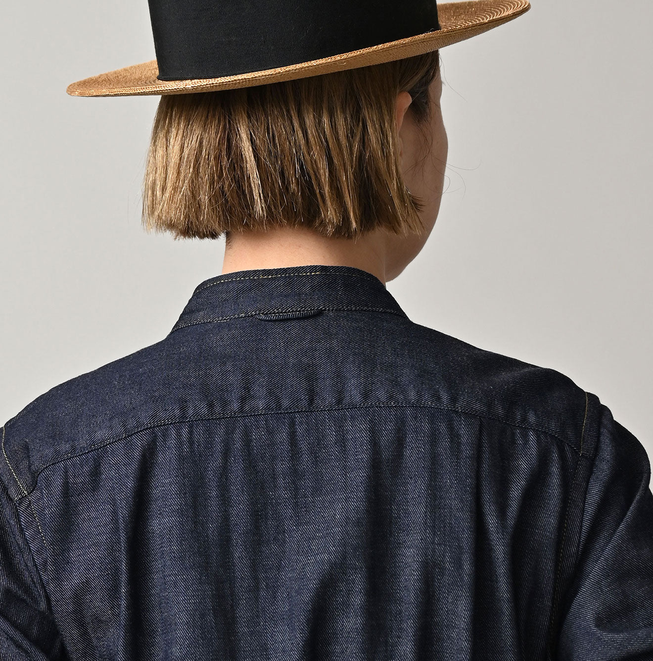 45R 45 Petit Denim Tuck Dress Nou