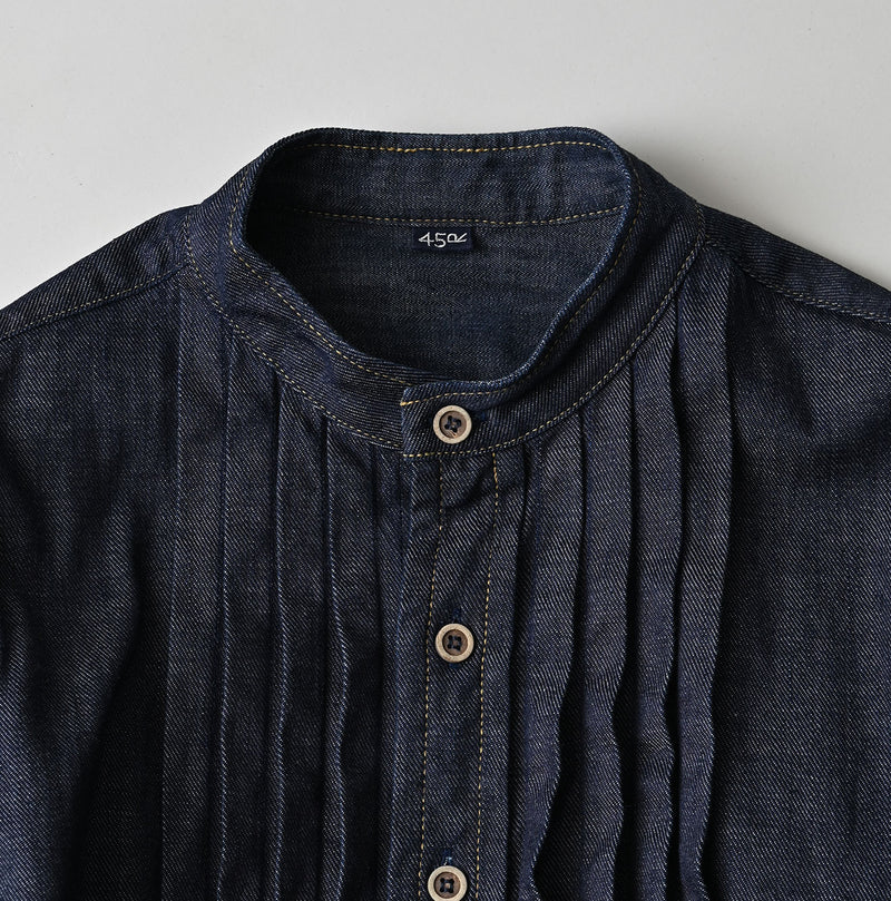 45R 45 Petit Denim Tuck Dress Nou